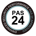 PAS 24 badge