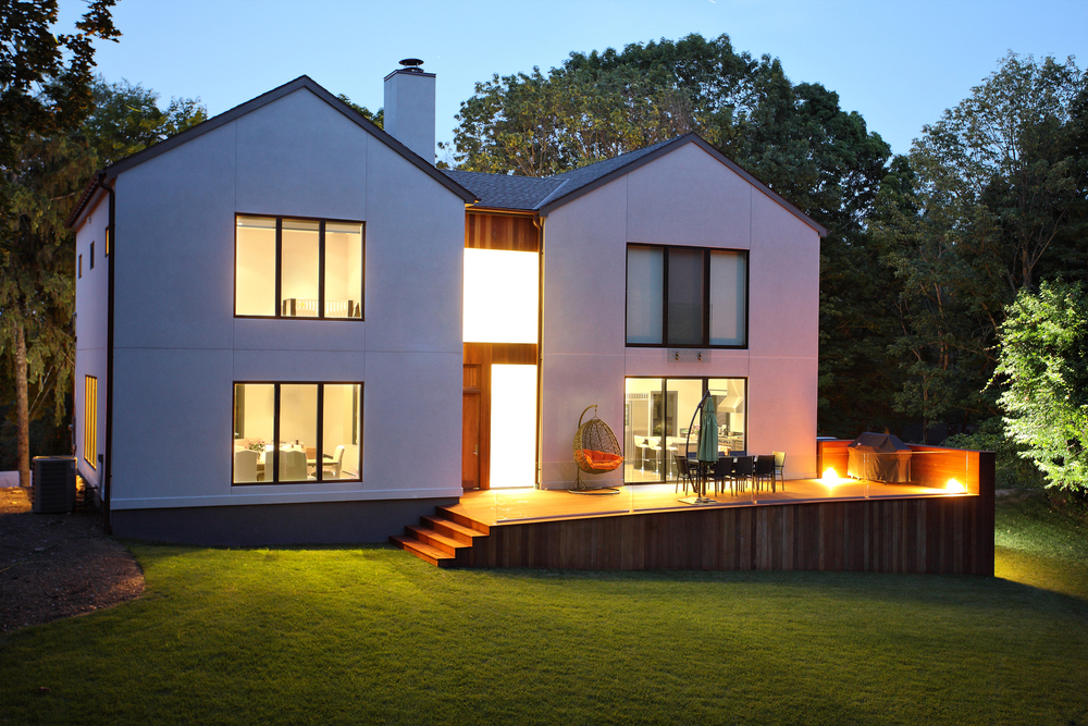 Aluminium Windows in a large house.